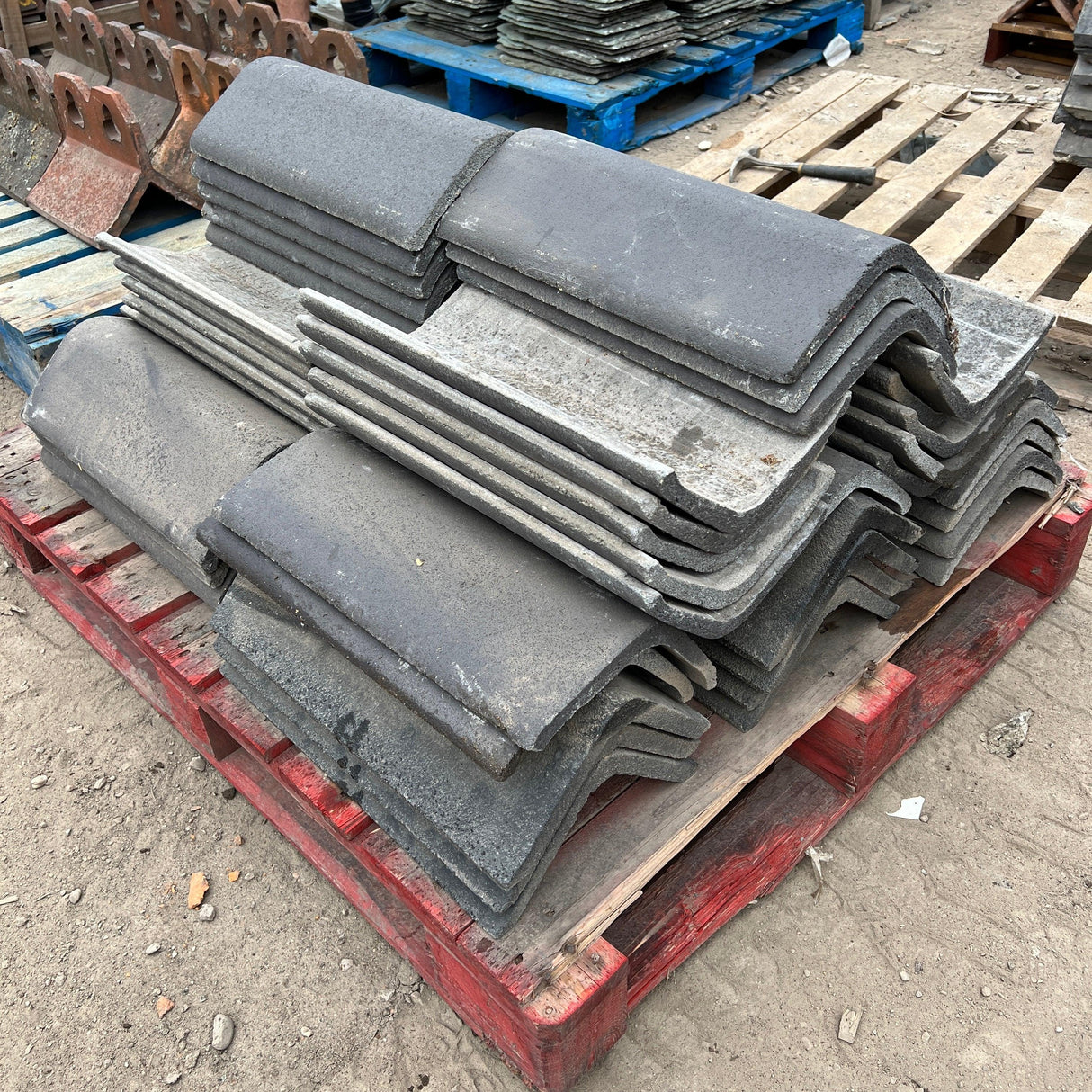 Marley Modern Blue Roof Ridge Tiles - Job Lot - Reclaimed Brick Company