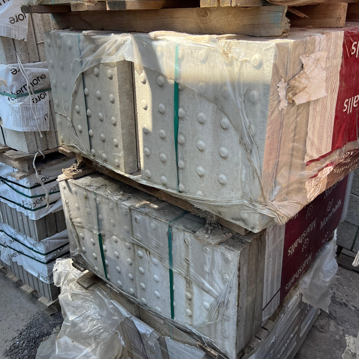 Marshall Blister 400x400x50 Concrete Paving Slabs - Reclaimed Brick Company