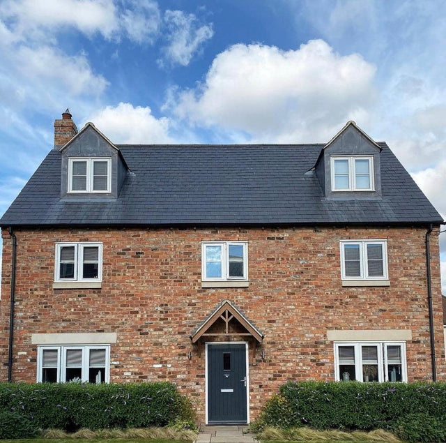 New Build Home Built with Reclaimed Wirecut Bricks - Cirencester, England - Reclaimed Brick Company