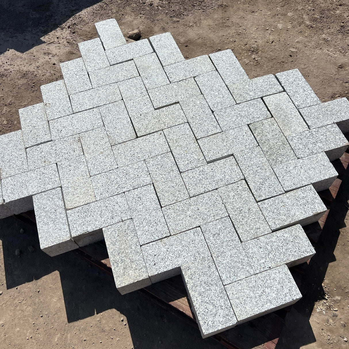 New Silver Granite Paving Setts - Reclaimed Brick Company