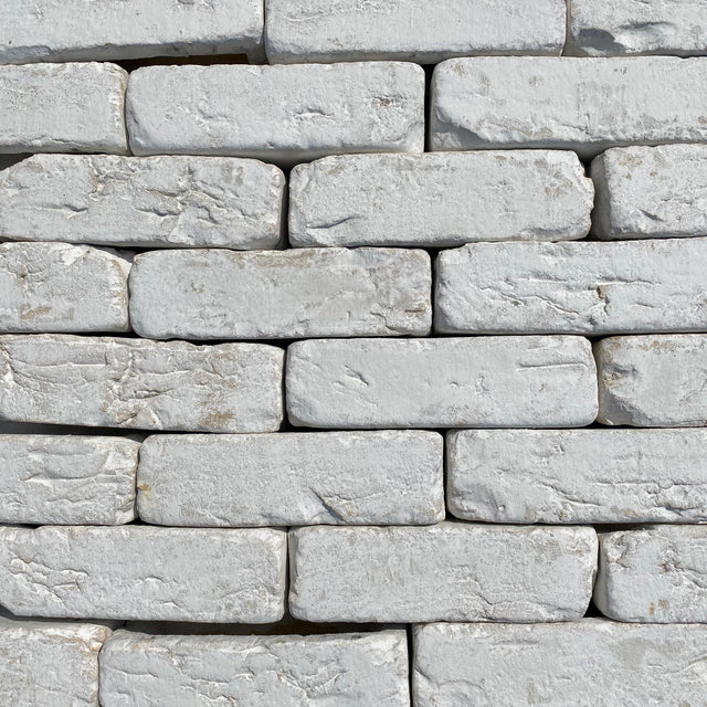 Olivier White Rustica Facing Brick - Packs of 600 Bricks - Reclaimed Brick Company
