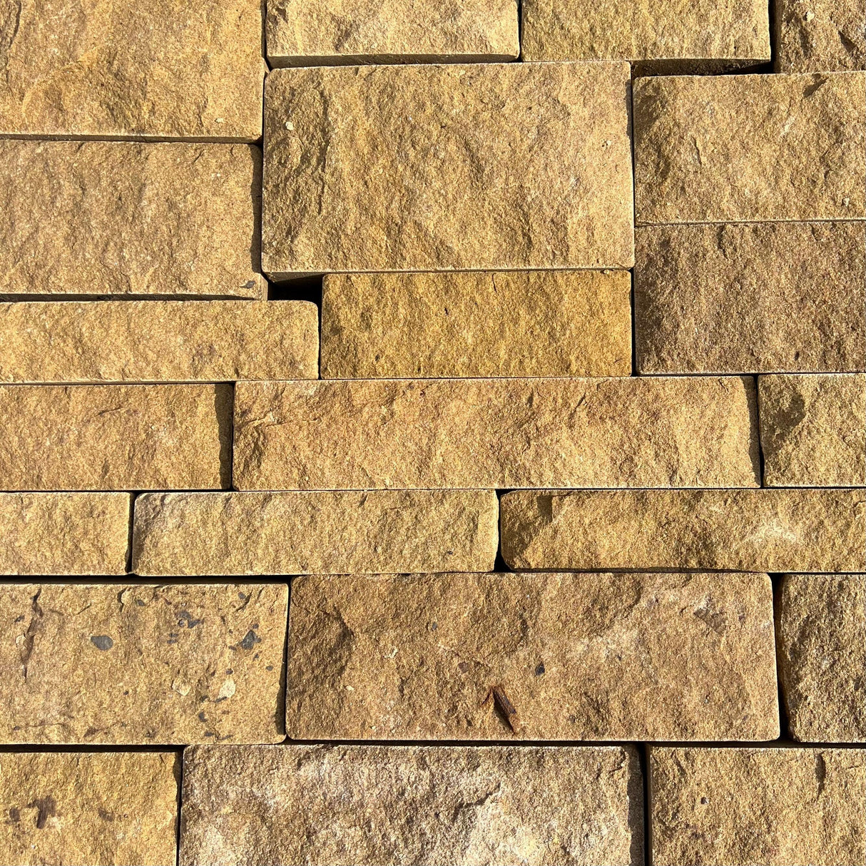 Pitched Face Natural Building Stone - 140mm Bed - Reclaimed Brick Company