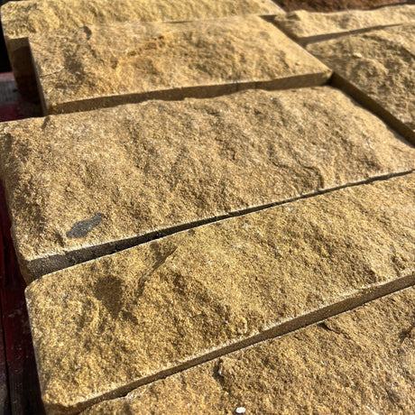 Pitched Face Natural Building Stone - 140mm Bed - Reclaimed Brick Company