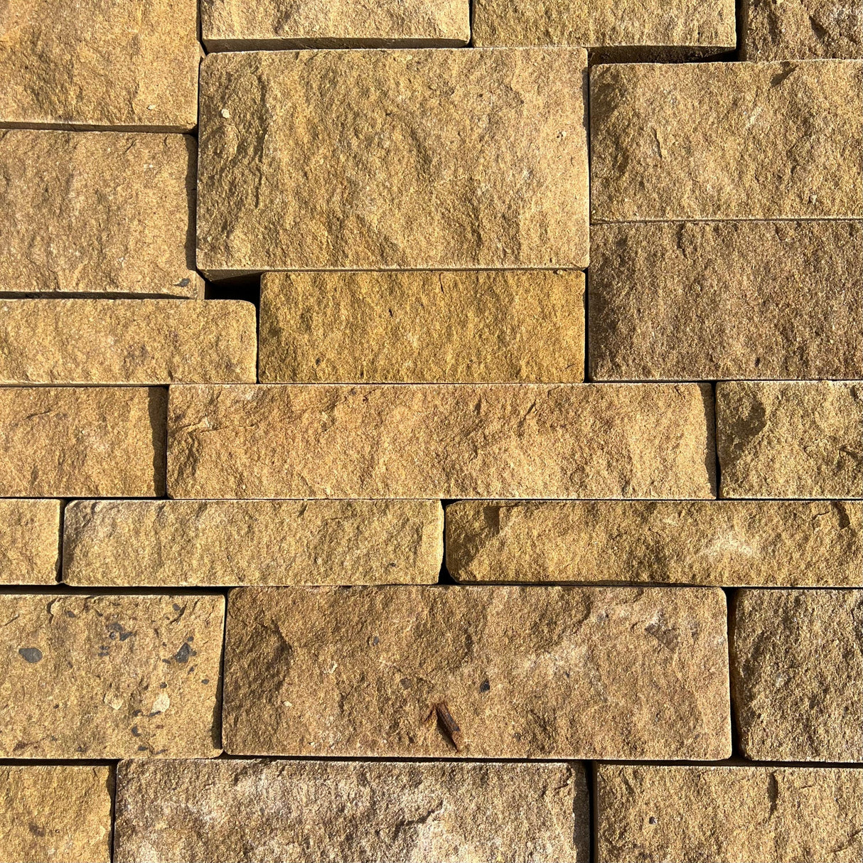 Pitched Face Natural Building Stone - 140mm Bed - Reclaimed Brick Company
