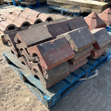 Reclaimed 12” Triangle Wall Coping Bricks - Batch of 10 Linear Meters - Reclaimed Brick Company