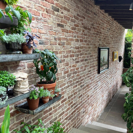 Reclaimed 2 1/2 inch Tudor Handmade Bricks | Pack of 450 Bricks | Free Delivery - Reclaimed Brick Company