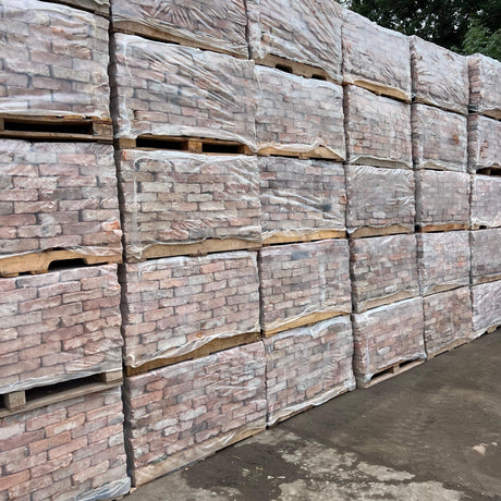 Reclaimed 2 1/2 inch Tudor Handmade Bricks | Pack of 450 Bricks | Free Delivery - Reclaimed Brick Company