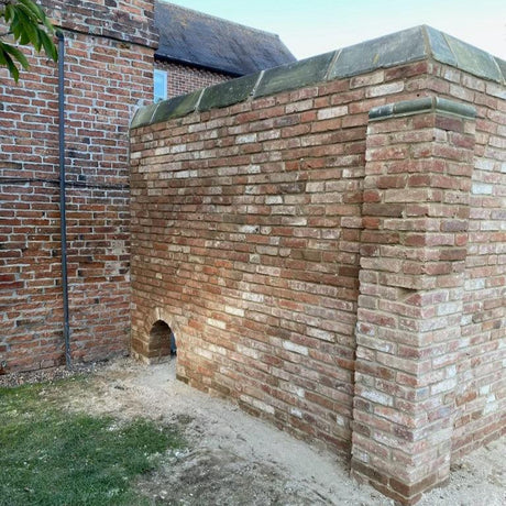 Reclaimed 2 1/4 inch Georgian Handmade Brick | Pack of 400 Bricks | Free Delivery - Reclaimed Brick Company