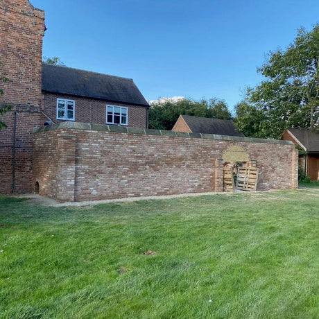 Reclaimed 2 1/4 inch Georgian Handmade Brick | Pack of 400 Bricks | Free Delivery - Reclaimed Brick Company