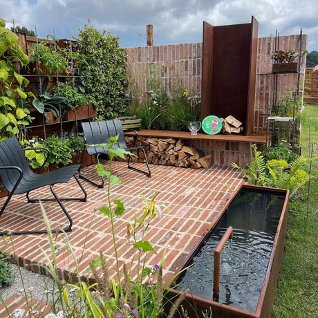 Reclaimed 2 1/4 inch Georgian Handmade Brick | Pack of 400 Bricks | Free Delivery - Reclaimed Brick Company