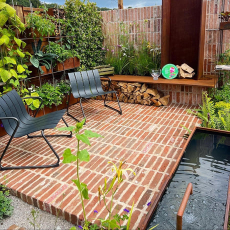 Reclaimed 2 1/4 inch Georgian Handmade Brick | Pack of 400 Bricks | Free Delivery - Reclaimed Brick Company