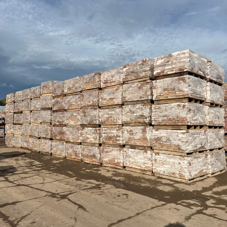 Reclaimed 2 1/4 inch Georgian Handmade Brick | Pack of 400 Bricks | Free Delivery - Reclaimed Brick Company