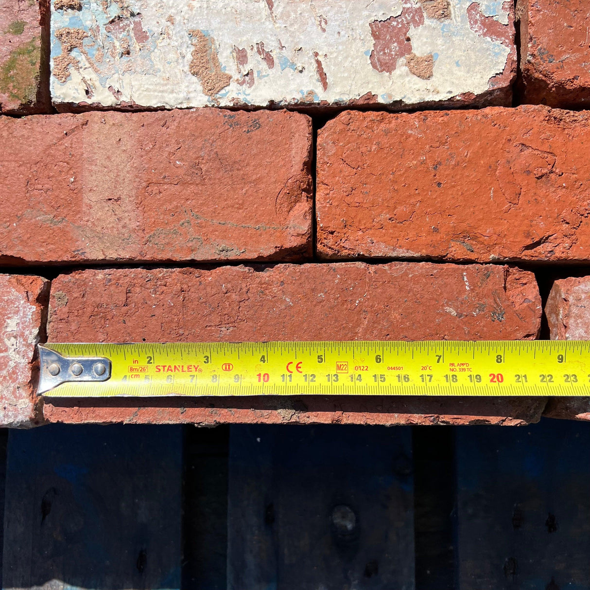 Reclaimed 2 3/4" / 70mm Burton Pressed Brick | Pack of 250 Bricks | Free Delivery - Reclaimed Brick Company