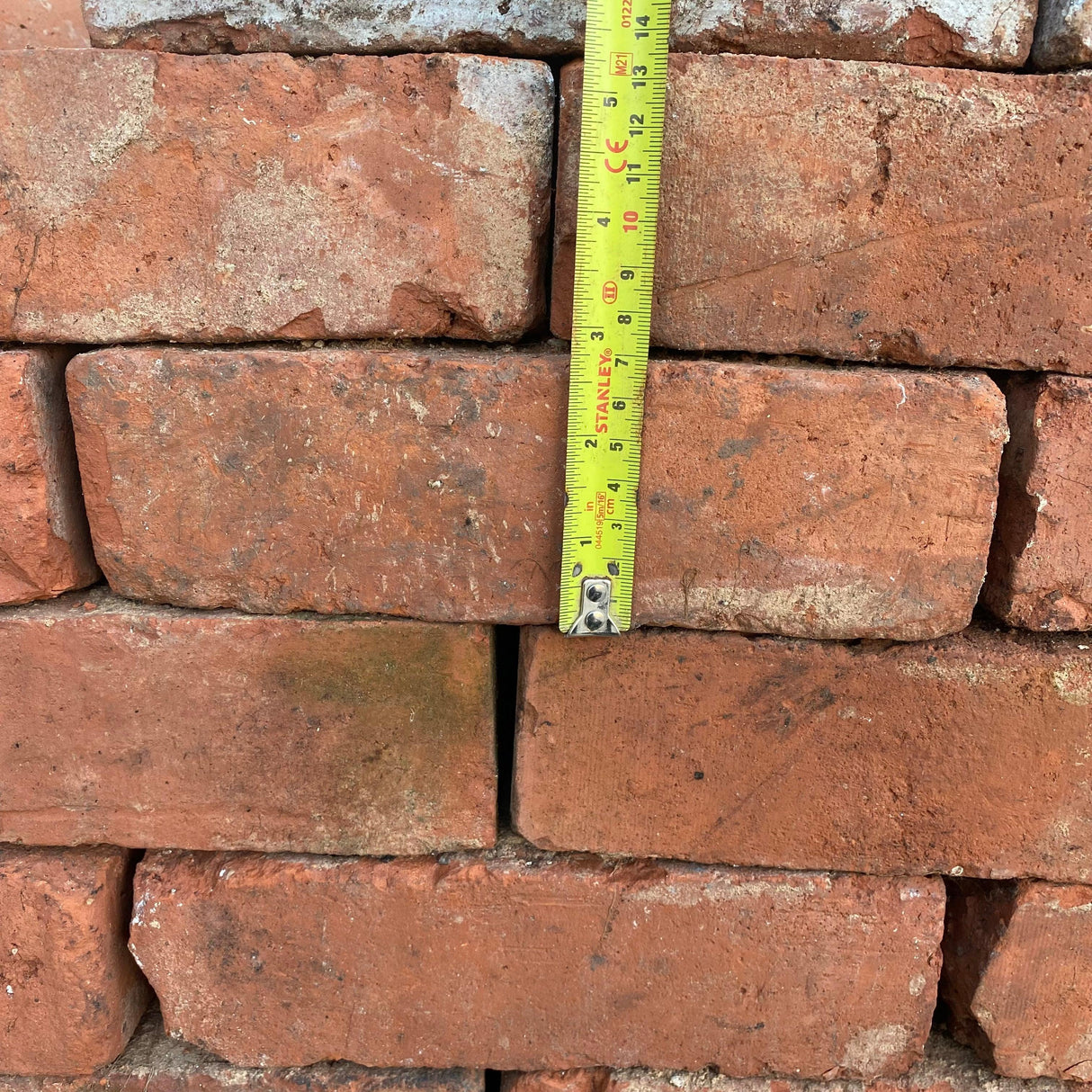 Reclaimed 2 3/4” (70mm) Wirecut Imperial Bricks | Pack of 250 Bricks - Reclaimed Brick Company
