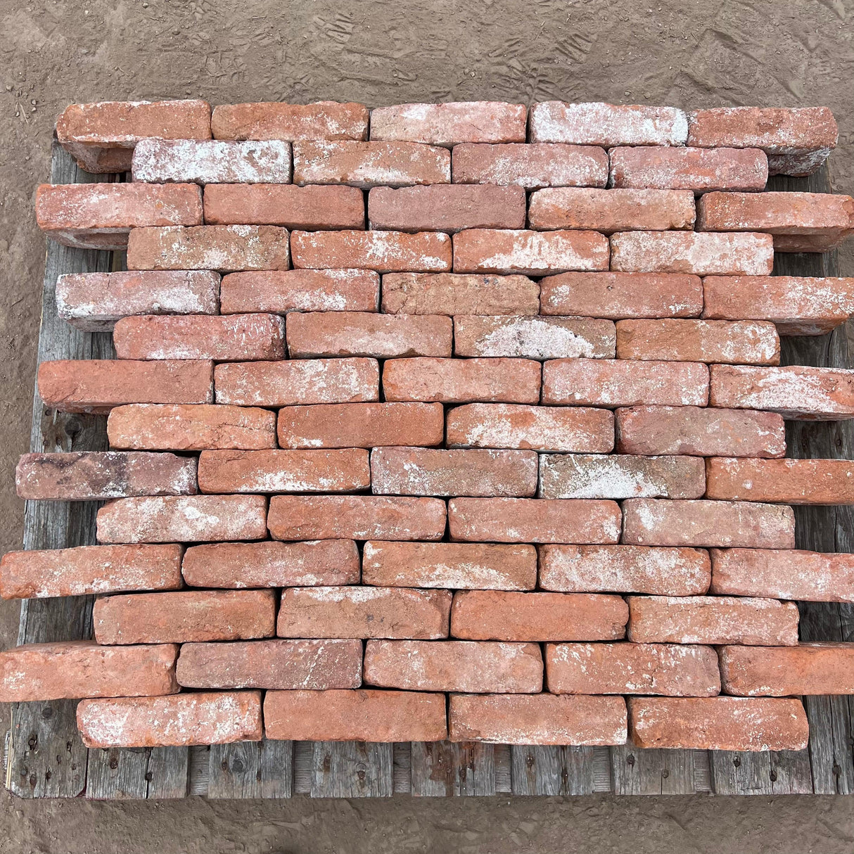 Reclaimed 2 3/8 inch Antique Handmade Brick | Pack of 544 Bricks | Free Delivery - Reclaimed Brick Company