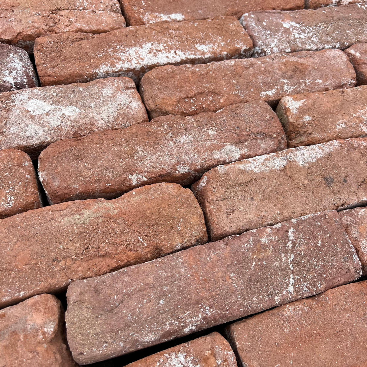 Reclaimed 2 3/8 inch Antique Handmade Brick | Pack of 544 Bricks | Free Delivery - Reclaimed Brick Company