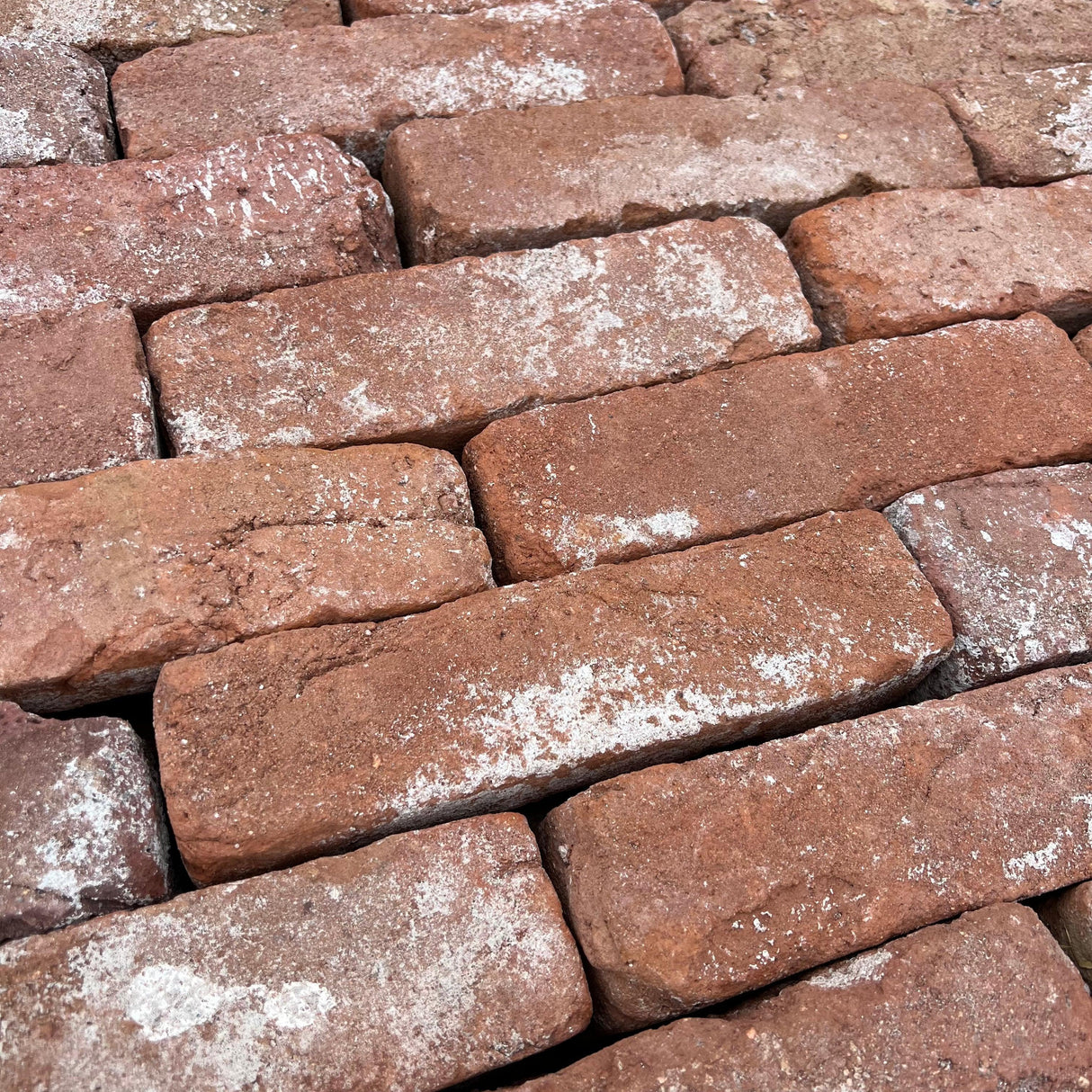 Reclaimed 2 3/8 inch Antique Handmade Brick | Pack of 544 Bricks | Free Delivery - Reclaimed Brick Company