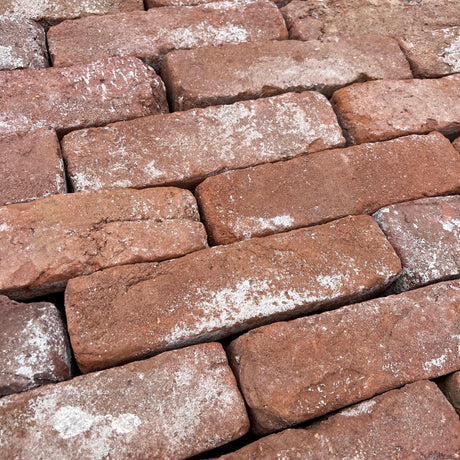 Reclaimed 2 3/8 inch Antique Handmade Brick | Pack of 544 Bricks | Free Delivery - Reclaimed Brick Company