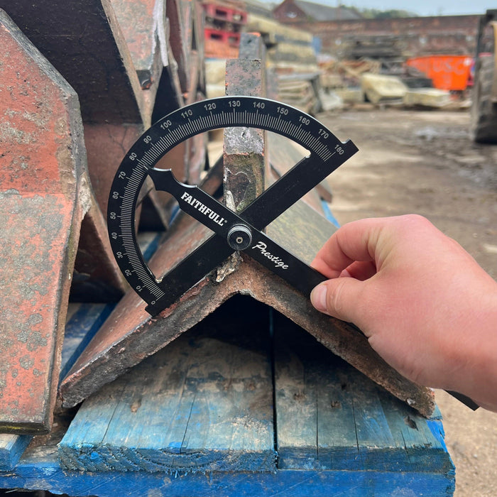 Reclaimed 2 Hole Crest Red Triangle Ridge Tiles - 80 Degrees - Reclaimed Brick Company