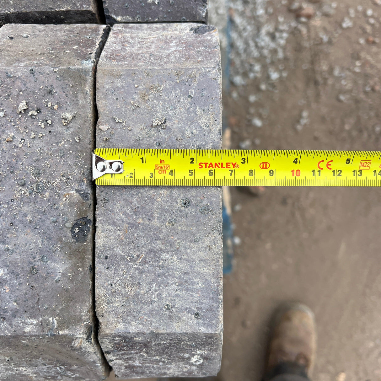 Blue Double Cant Coping Brick - Reclaimed Brick Company