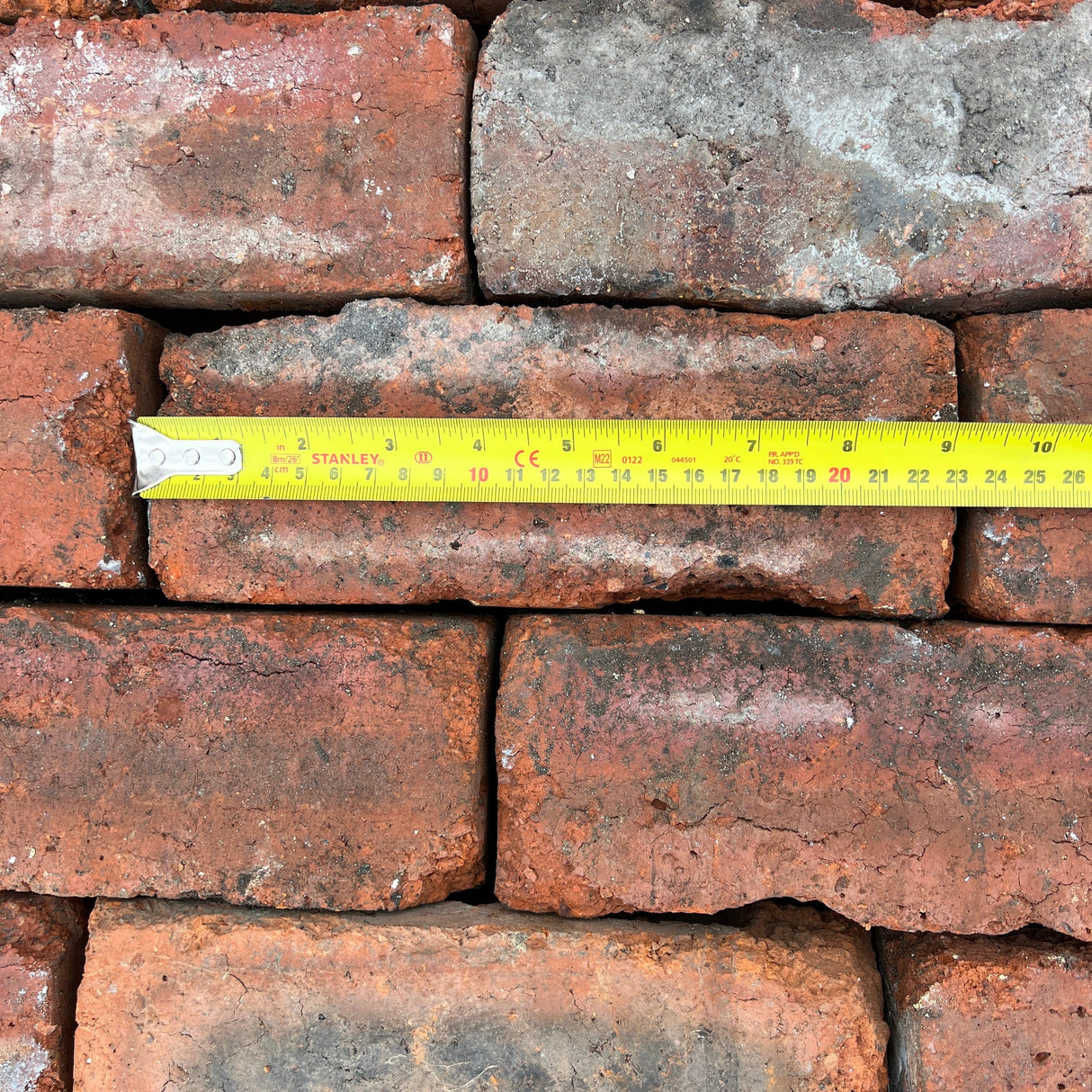 Sustainable Reclaimed Brick - 80mm Common Blend for eco-conscious projects - Reclaimed Brick Company
