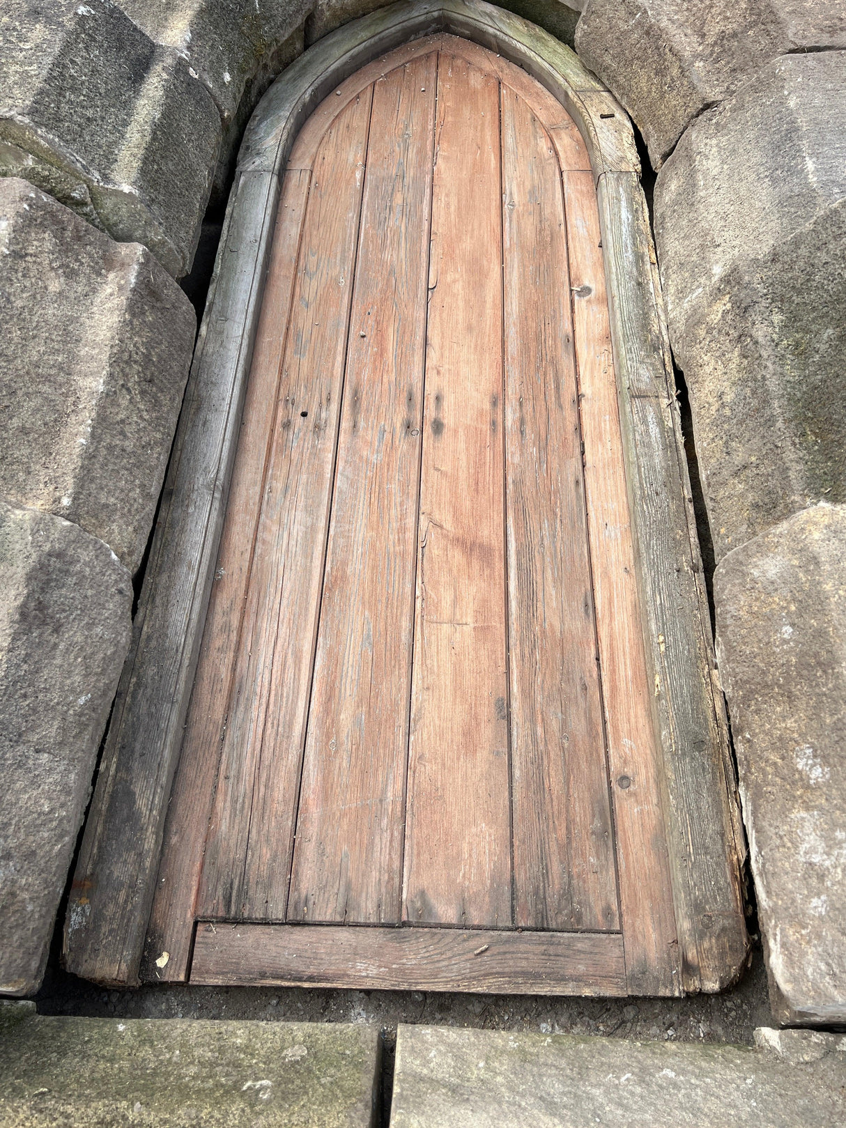 Medieval Arch Stone Door - Reclaimed Brick Company