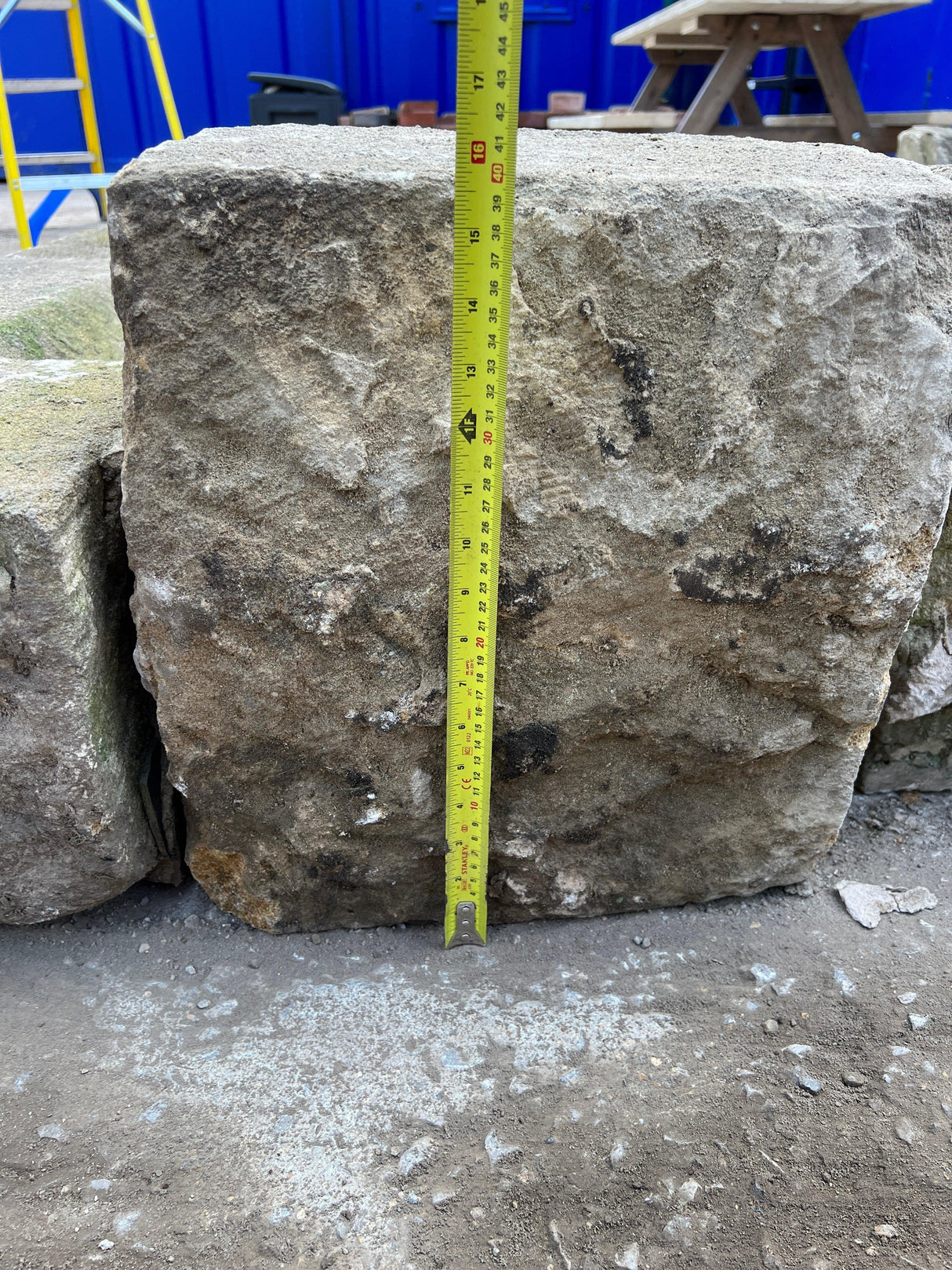 Reclaimed Weathered Arch Stone Door - Reclaimed Brick Company