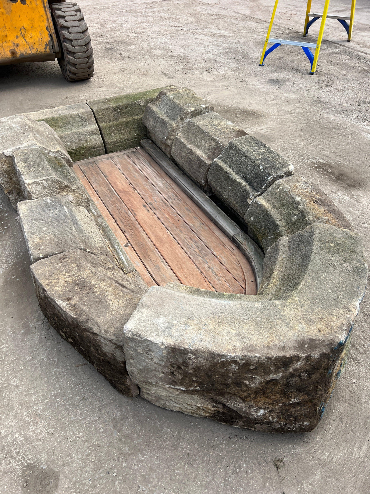 Reclaimed Antique Arch Stone Door - Reclaimed Brick Company