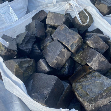 Reclaimed Basalt Cobbles / Setts - Reclaimed Brick Company
