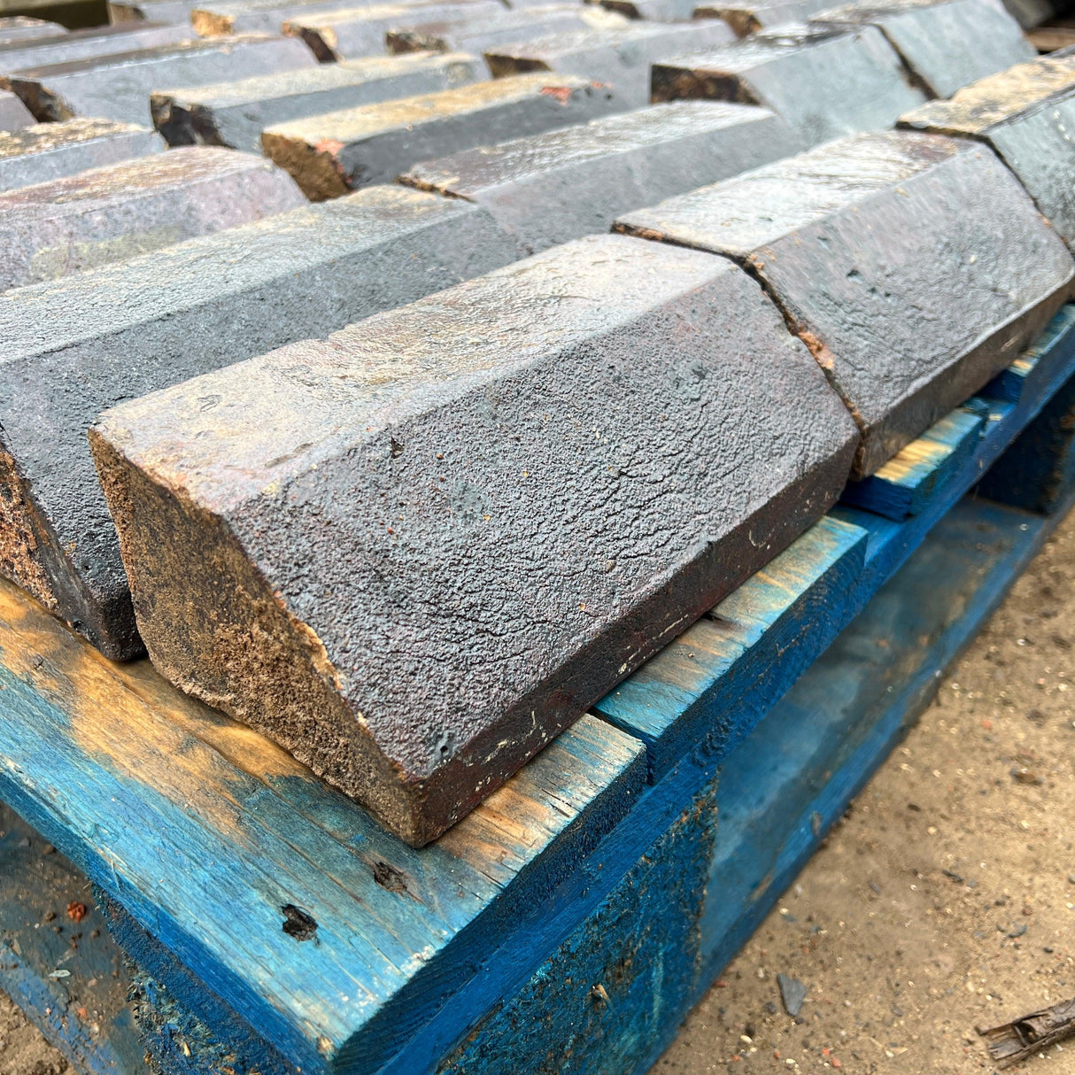Reclaimed Blue Plinth Brick - Reclaimed Brick Company