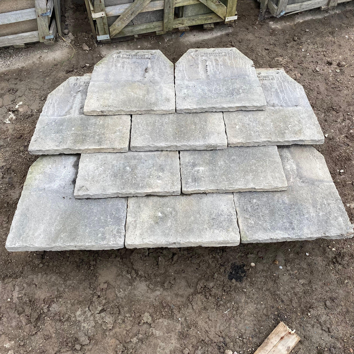Reclaimed Bradstone Roof Tiles - Reclaimed Brick Company