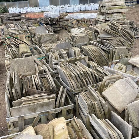 Reclaimed Bradstone Roof Tiles - Reclaimed Brick Company
