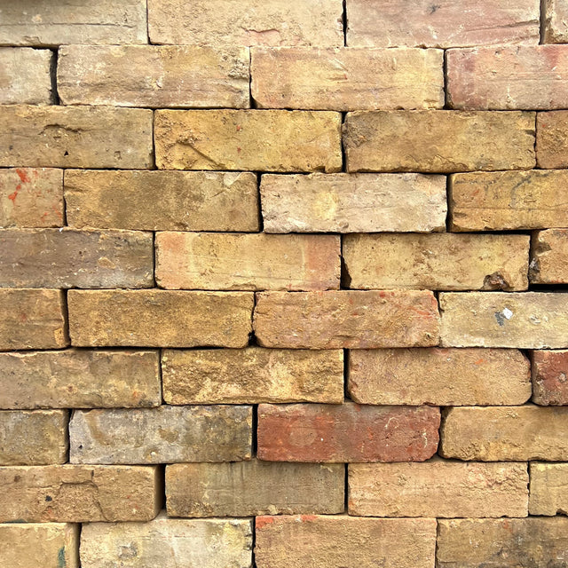 Reclaimed Cambridge Yellow Multi Gault Handmade Bricks | Pack of 250 Bricks | Free Delivery - Reclaimed Brick Company