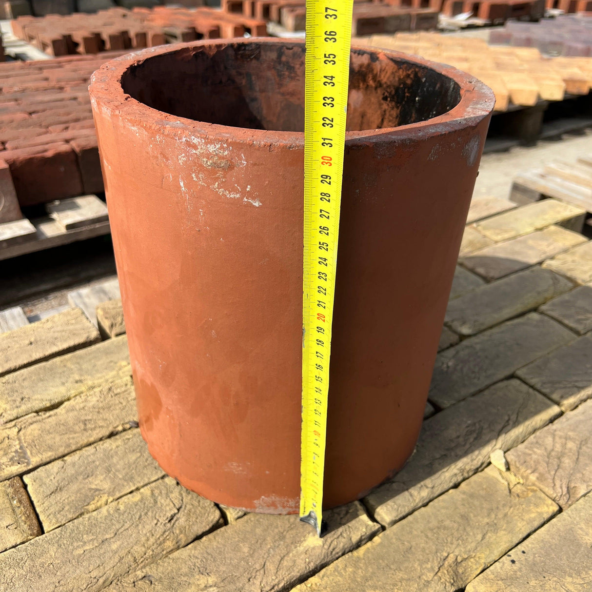 Reclaimed Clay Chimney Liners - Perfect for Garden Pot Planters - Reclaimed Brick Company