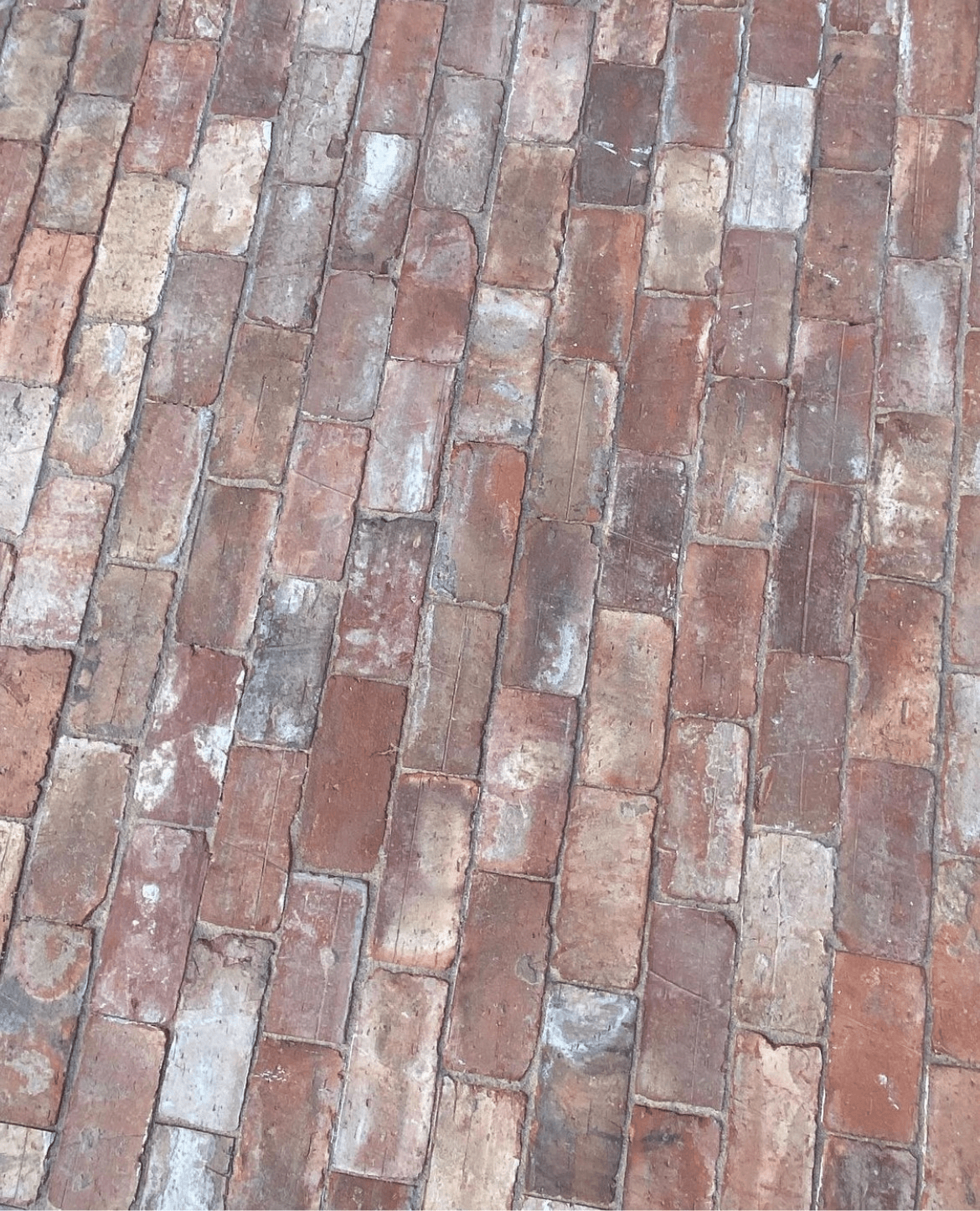 Reclaimed Clay Paving Brick Car Parking Area, Chichester, West Sussex - Reclaimed Brick Company