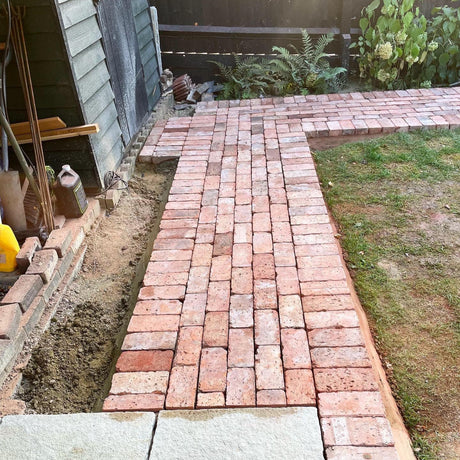 Reclaimed Clay Paving Bricks | Pack of 250 Bricks | Free Delivery - Reclaimed Brick Company