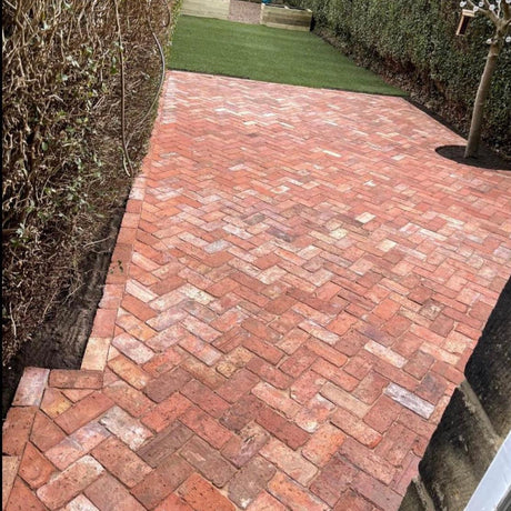 Reclaimed Clay Paving Bricks | Pack of 250 Bricks | Free Delivery - Reclaimed Brick Company