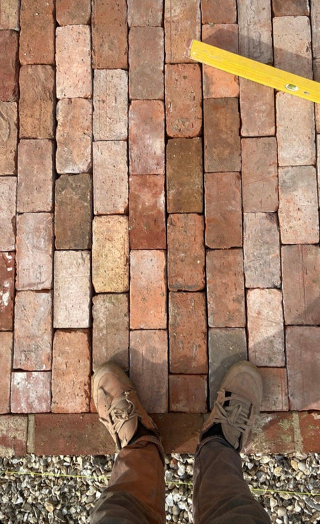 Reclaimed Clay Paving Bricks | Pack of 250 Bricks | Free Delivery - Reclaimed Brick Company