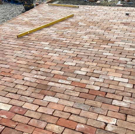 Reclaimed Clay Paving Bricks | Pack of 250 Bricks | Free Delivery - Reclaimed Brick Company