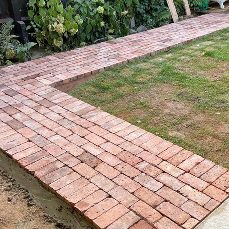 Reclaimed Clay Paving Bricks | Pack of 250 Bricks | Free Delivery - Reclaimed Brick Company