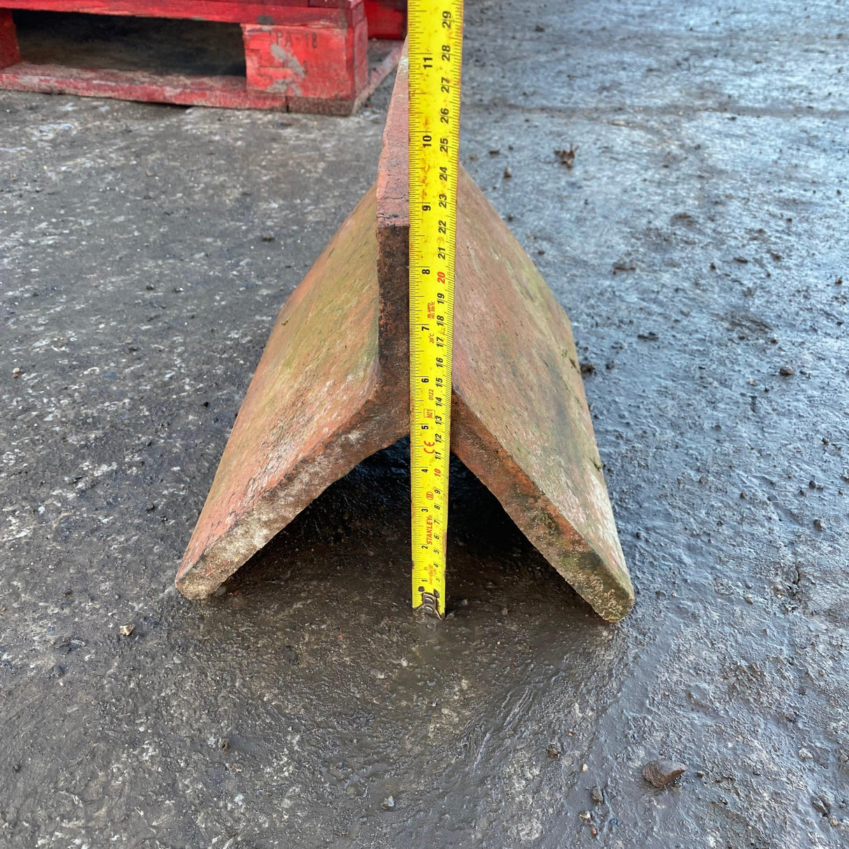 Reclaimed Clay Ridge Roof Tiles - Reclaimed Brick Company