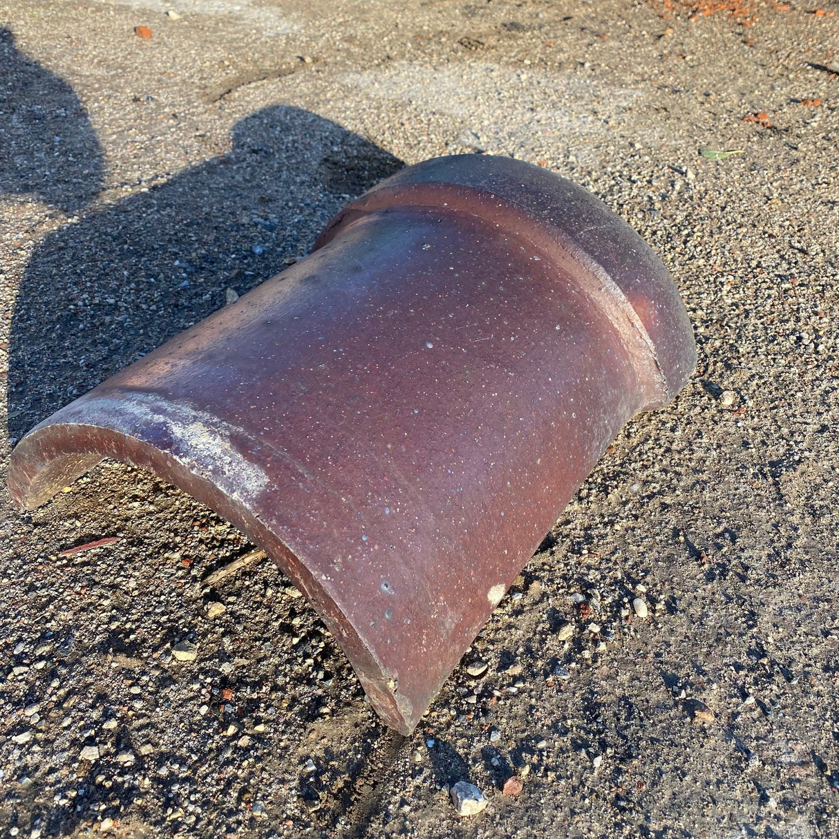 Reclaimed Clay Round Roof Ridge Tiles - Batch of 40 (Job Lot) - Reclaimed Brick Company