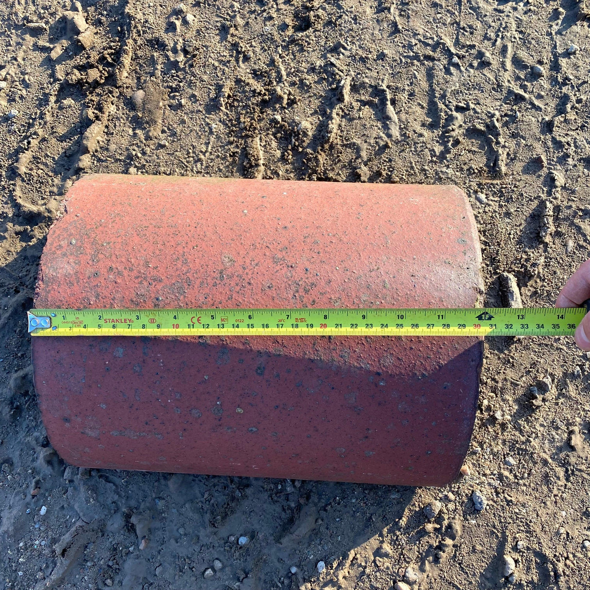 Reclaimed Clay Round Roof Ridge Tiles - Batch of 45 (Job Lot) - Reclaimed Brick Company