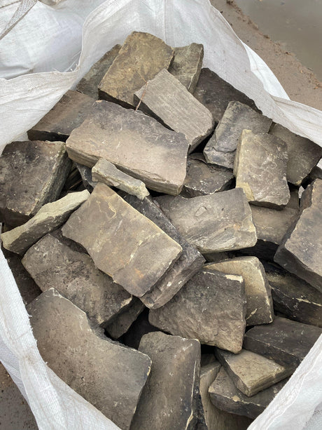 Reclaimed Split Dry Stone Walling in Bulk Bags - Reclaimed Brick Company