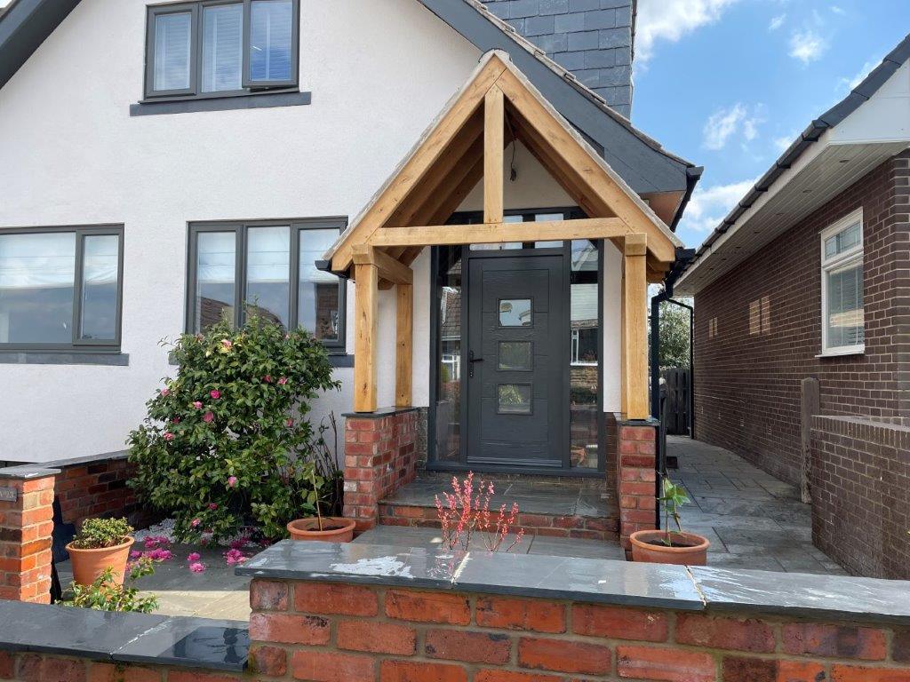 Reclaimed Common Blend Brick Wall, Dronfield, Derbyshire - Reclaimed Brick Company