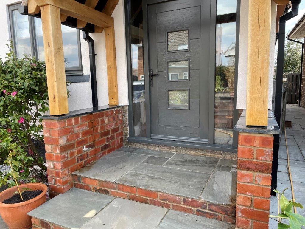 Reclaimed Common Blend Brick Wall, Dronfield, Derbyshire - Reclaimed Brick Company