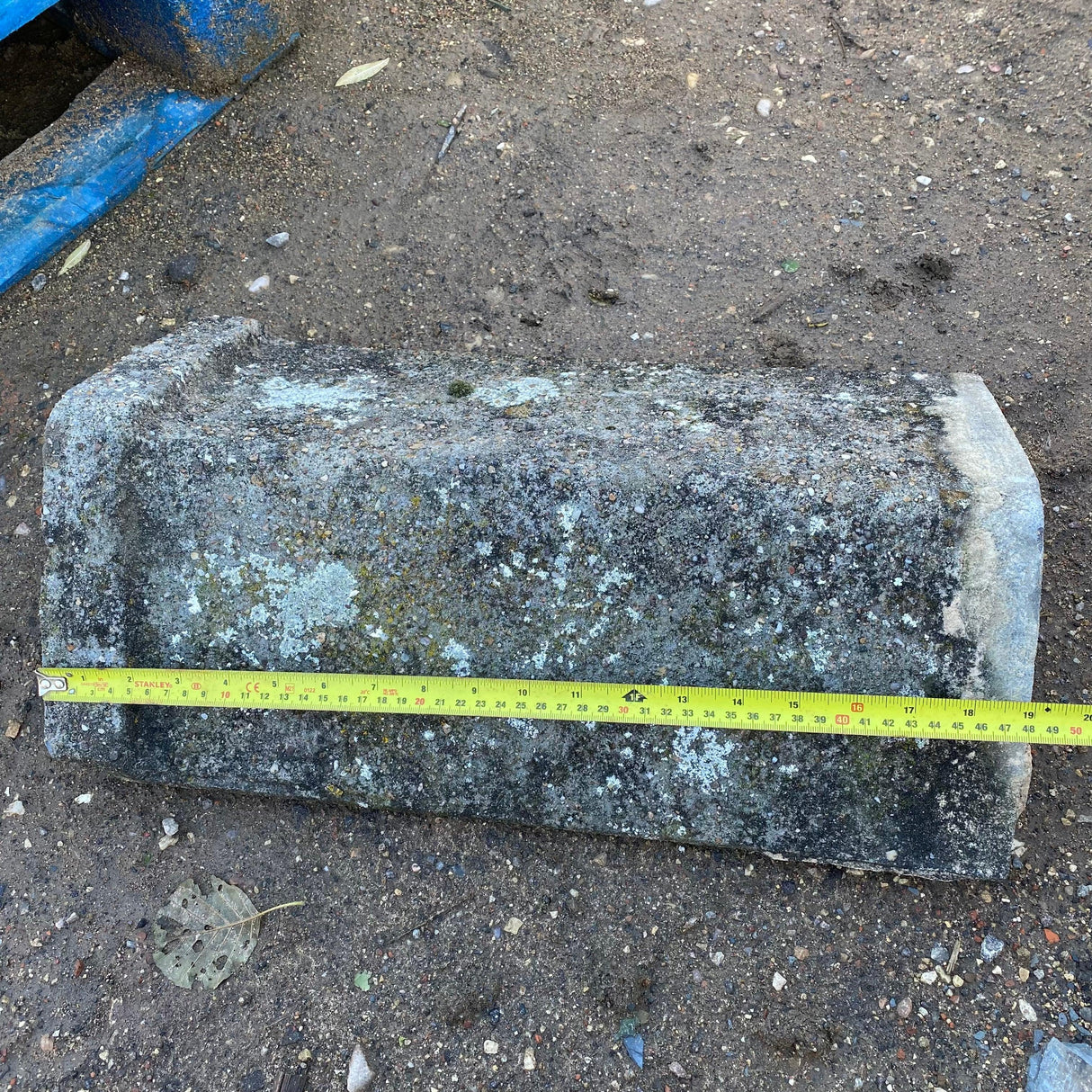 Reclaimed Concrete Roof Ridge Tiles - Batch of 40 (Job Lot) - Reclaimed Brick Company