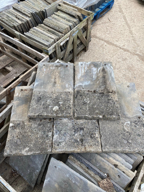 Reclaimed Concrete Roof Tiles - Job Lot - Reclaimed Brick Company