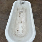 Reclaimed Free-Standing White Cast Iron Bath Tub with Feet - Reclaimed Brick Company