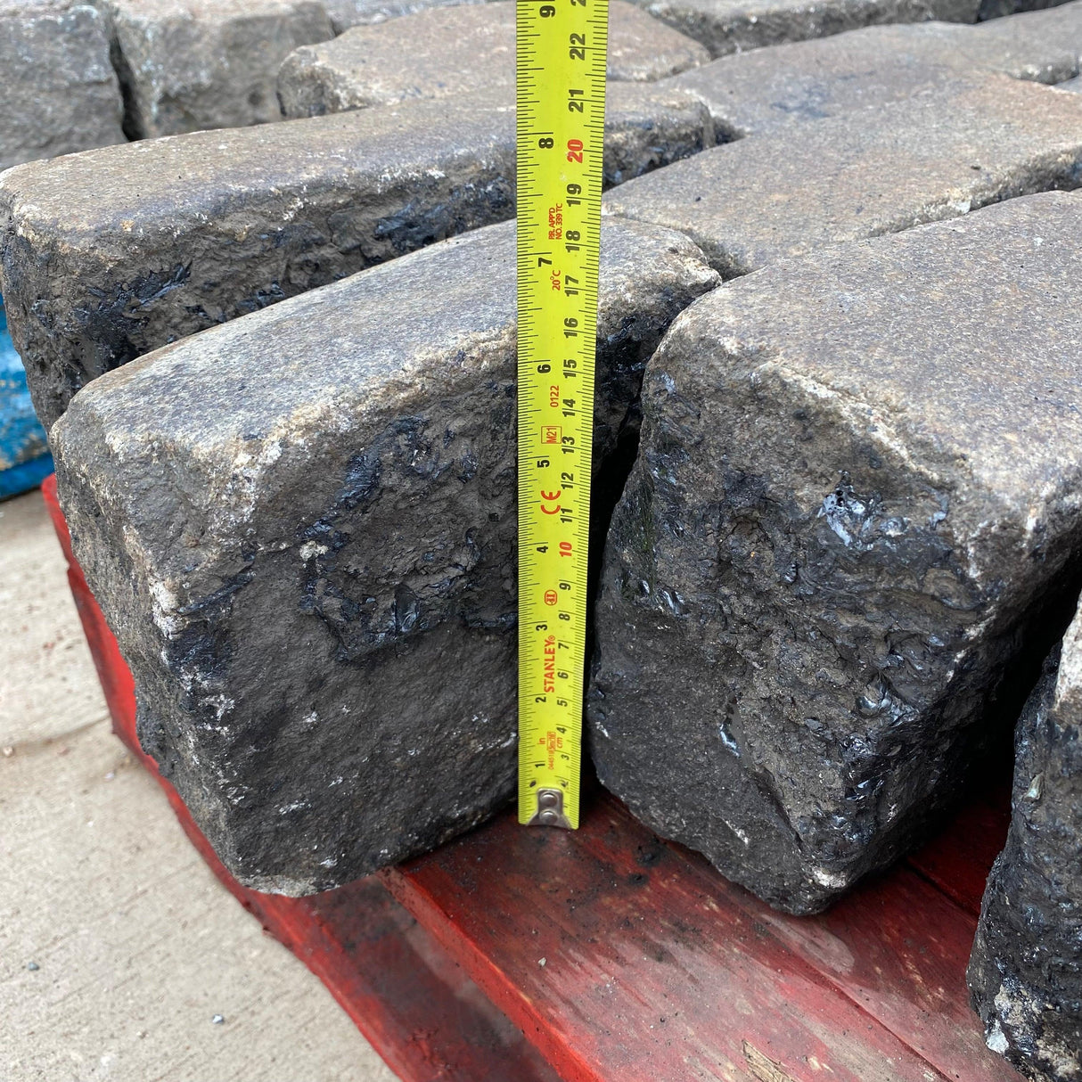 Reclaimed Granite Cobbles / Setts - Elongated - Reclaimed Brick Company